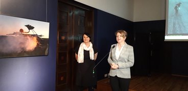 Finisaż wystawy „Dialog z ziemią” w wieluńskim Muzeum